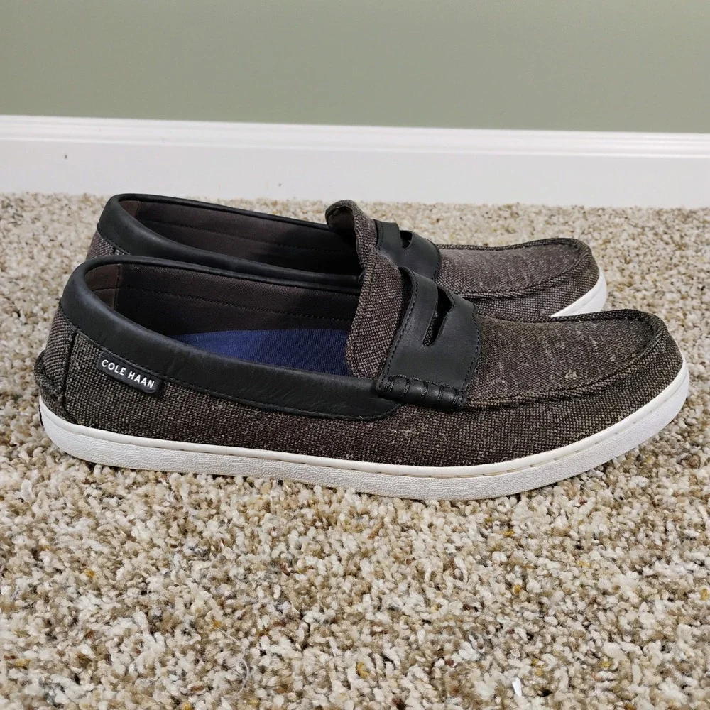 COLE HAAN MENS Gray PINCH Maine‎ Classic CANVAS WEEKENDER Men's 12 M